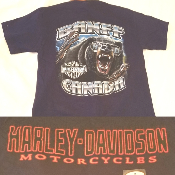 Harley-Davidson Other - Harley-Davidson Motorcycles Banff Canada Tshirt M